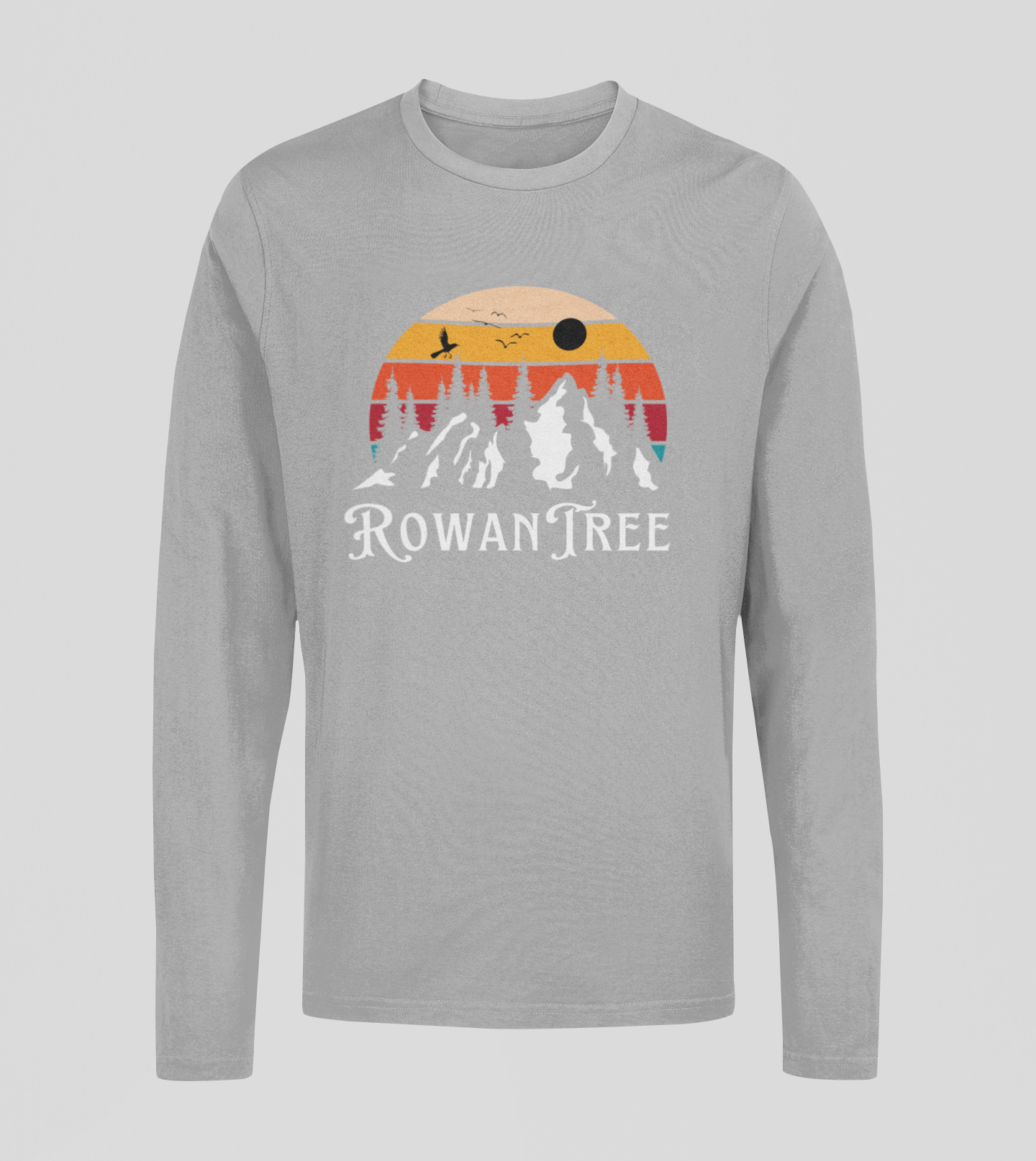 Rowantree Mountains Classic Unisex Longsleeve T - Rowantree Clothing