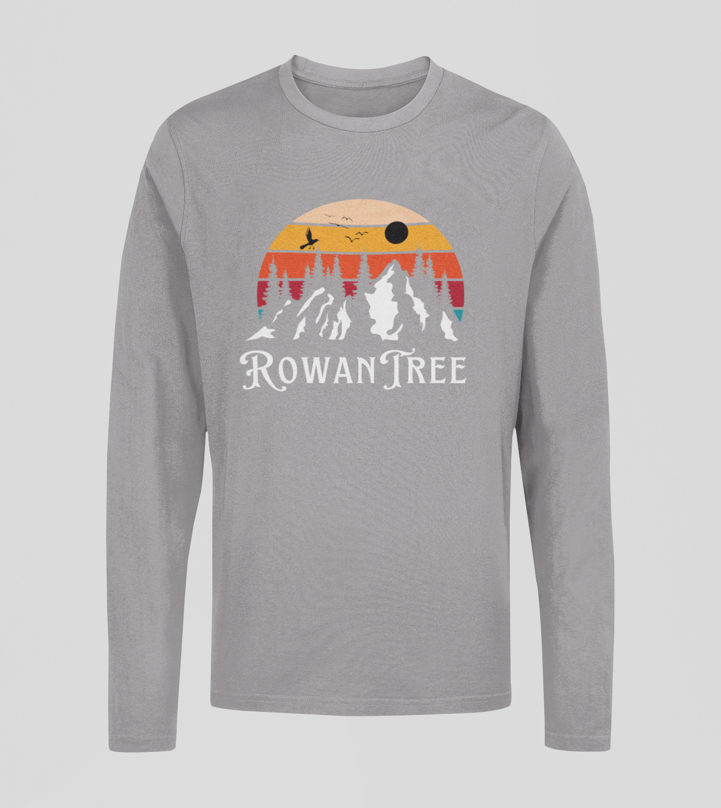 Rowantree Mountains Classic Unisex Longsleeve T - Rowantree Clothing