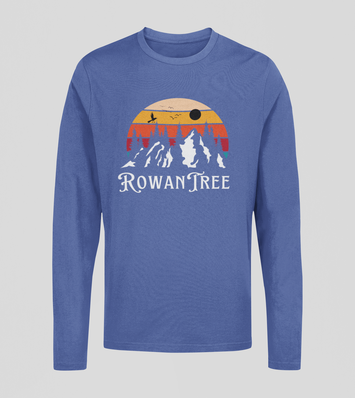 Rowantree Mountains Classic Unisex Longsleeve T - Rowantree Clothing