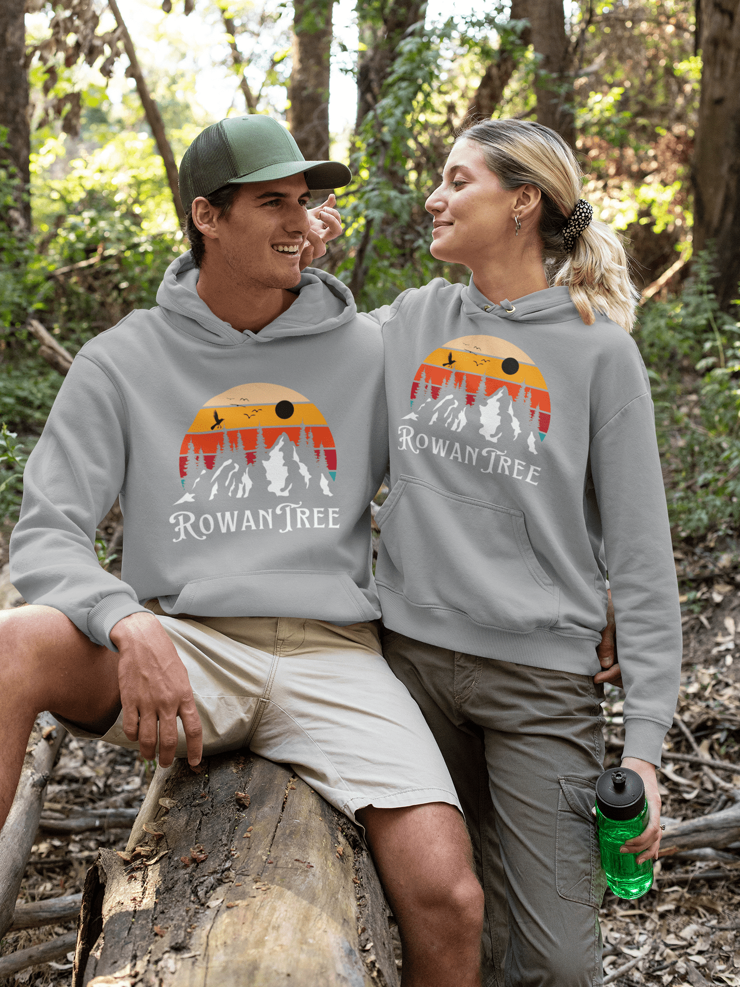 Rowantree Mountains Unisex Hoodie - Rowantree Clothing