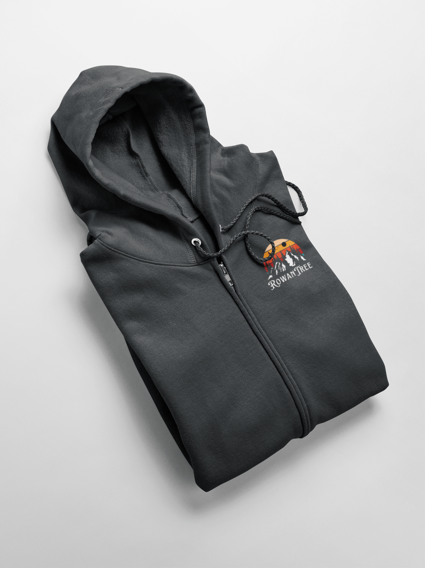 Rowantree Mountains Zip Hoodie - Rowantree Clothing
