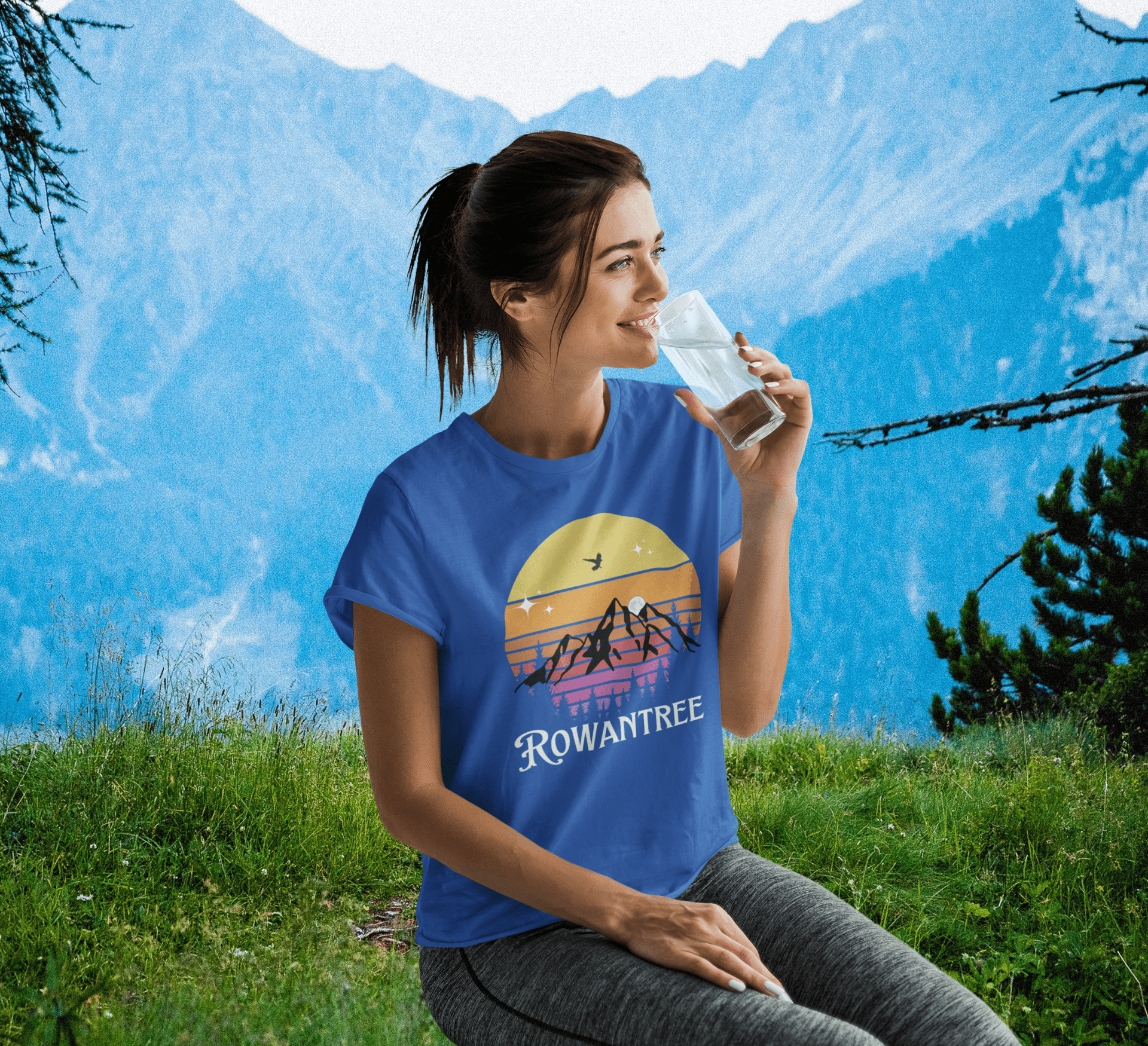 Rowantree Retro Moonrise Mischief Unisex Tee - Rowantree Clothing