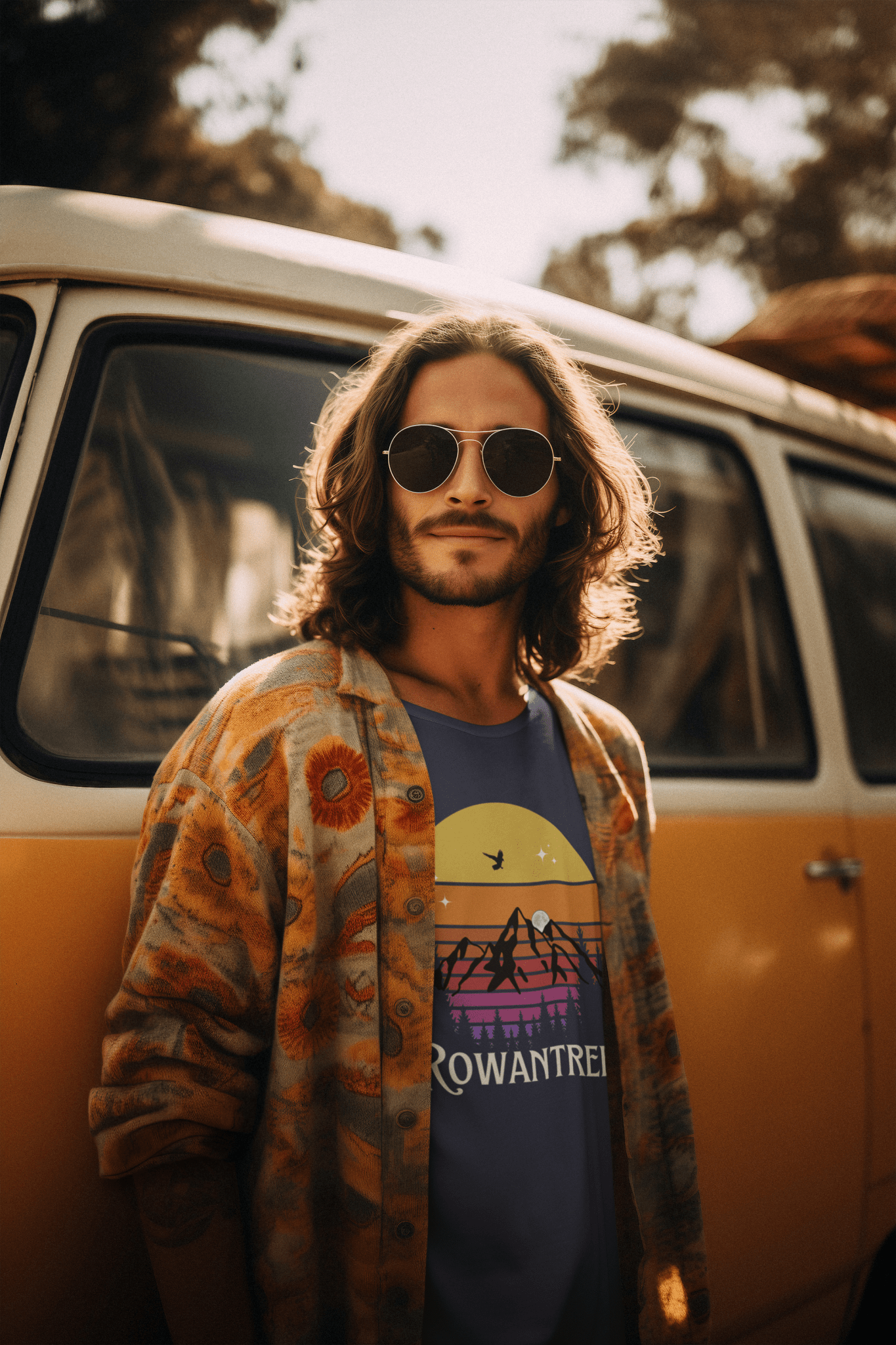 Rowantree Retro Moonrise Mischief Unisex Tee - Rowantree Clothing