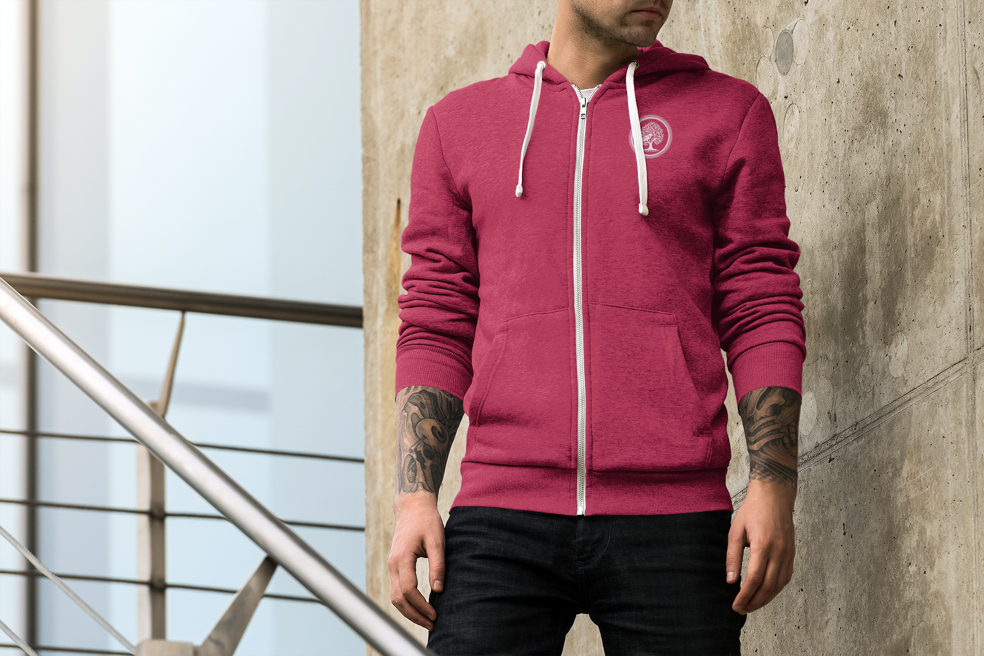 Rowantree Roots Zip Up Hoodie - Rowantree Clothing  