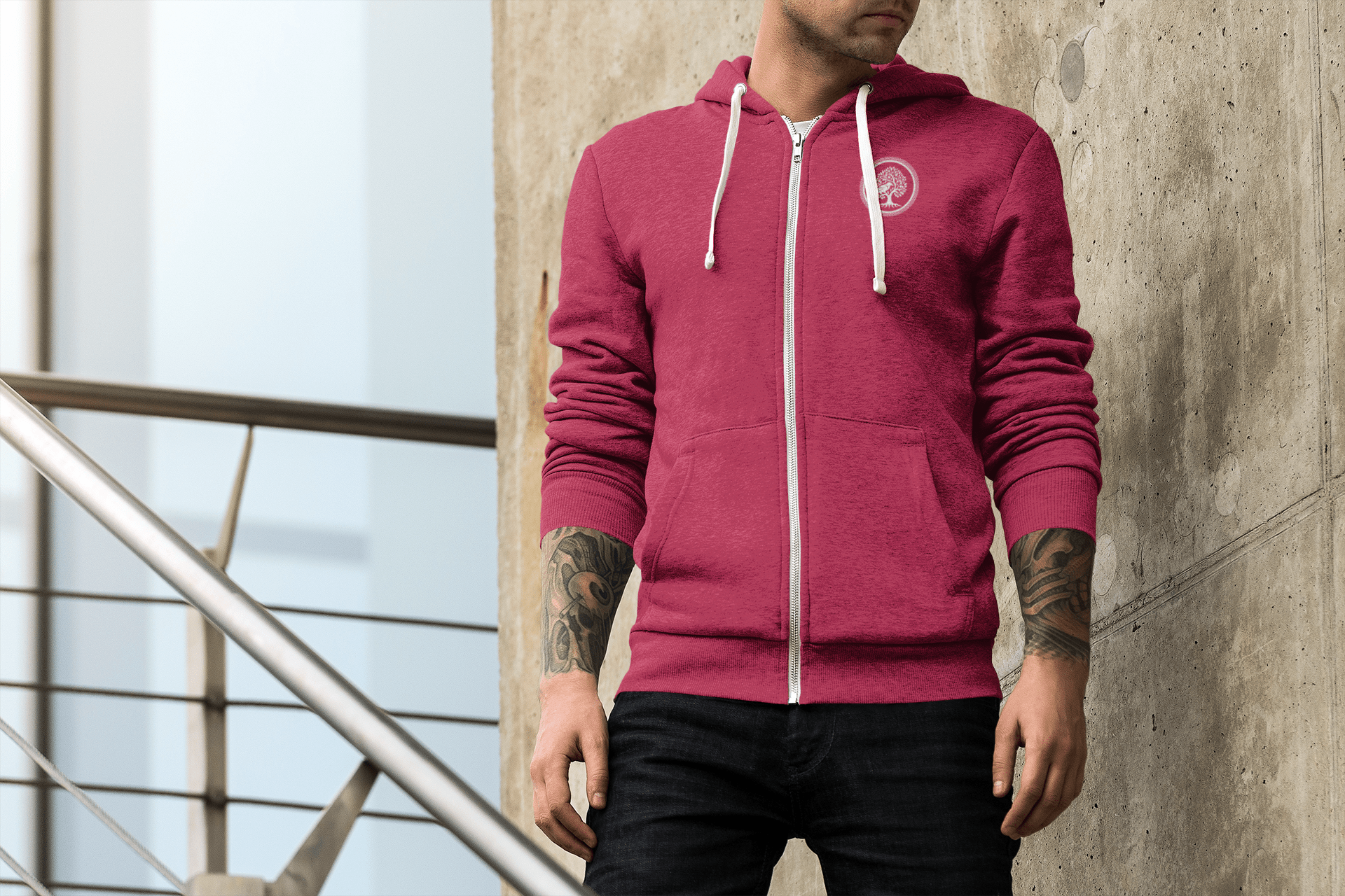 Rowantree Roots Zip Up Hoodie - Rowantree Clothing