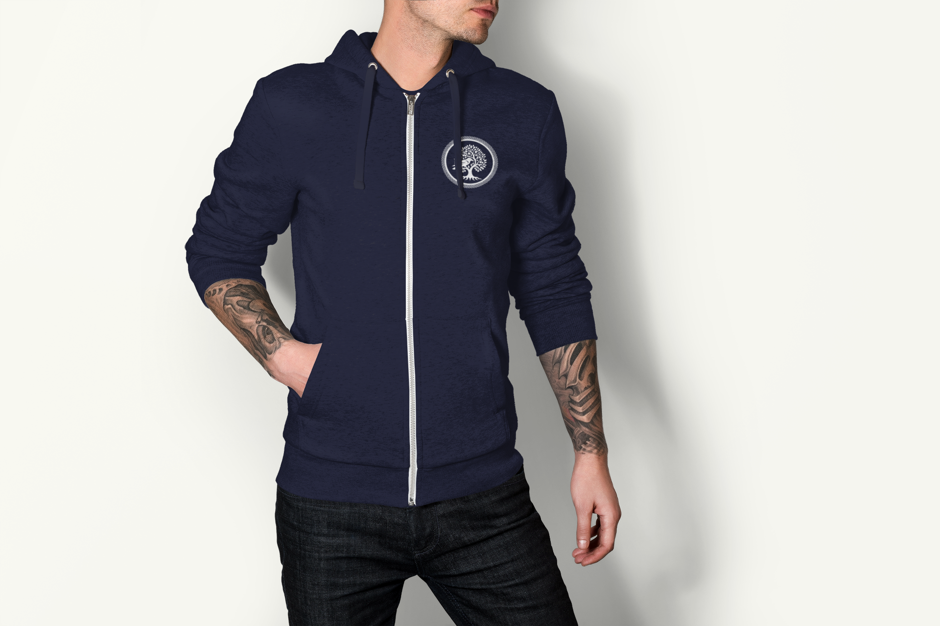 Rowantree Roots Zip Up Hoodie - Rowantree Clothing  