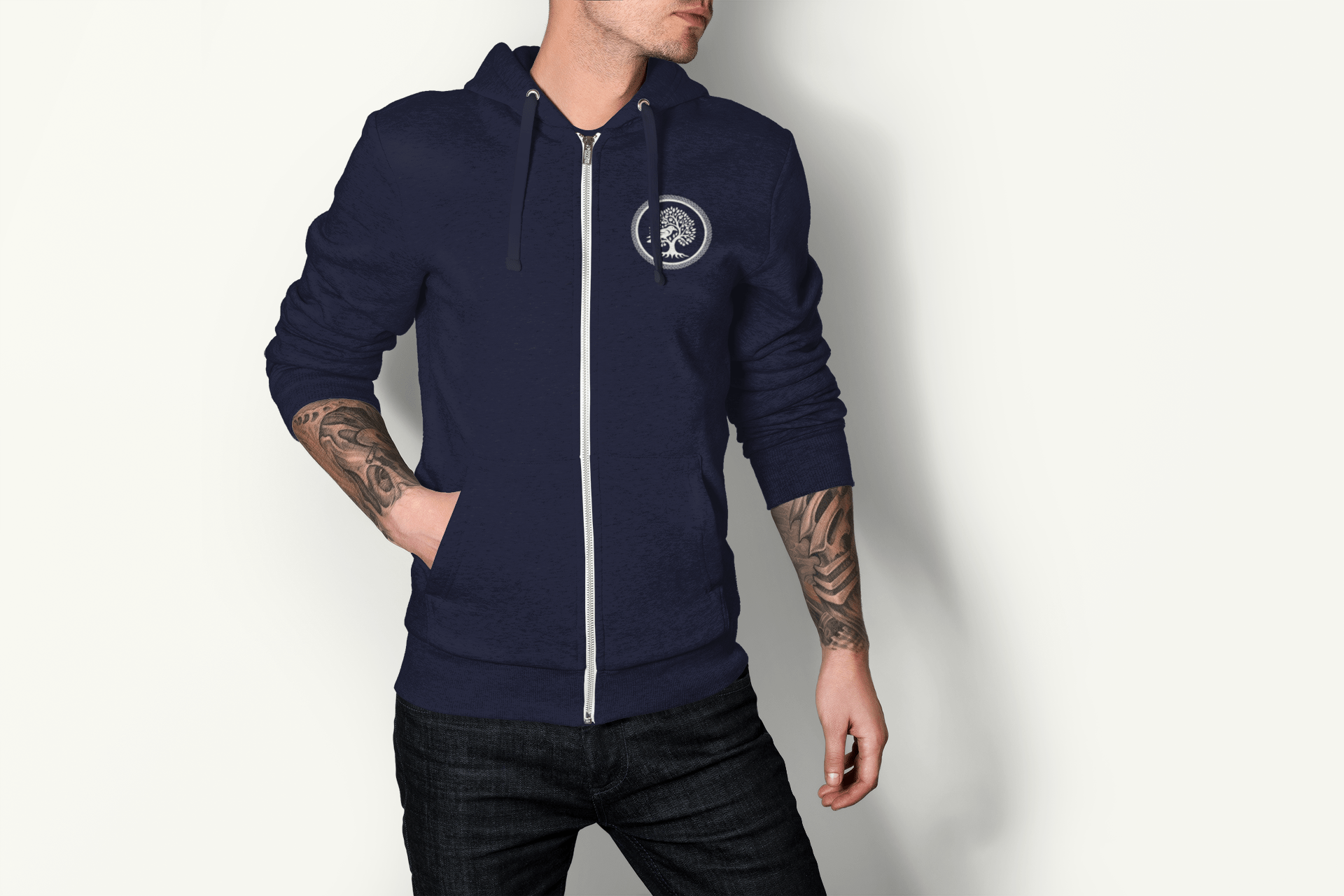 Rowantree Roots Zip Up Hoodie - Rowantree Clothing