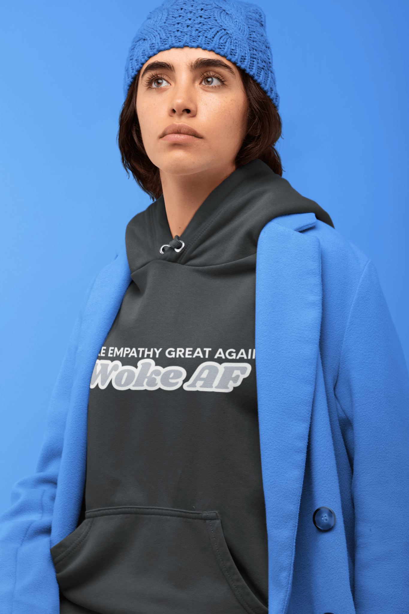 WOKE AF Make Empathy Great Again Classic Unisex Pullover Hoodie | Gildan® 1850 - Rowantree Clothing