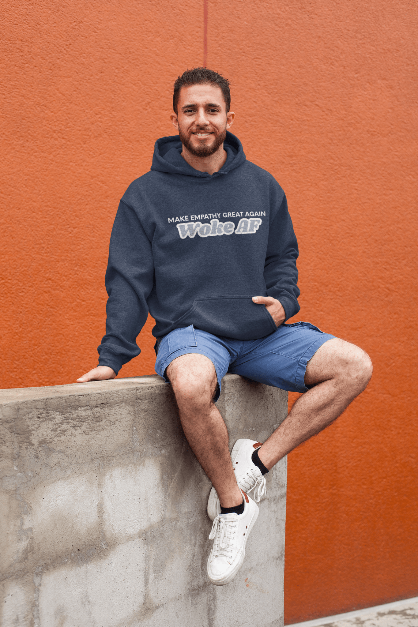 WOKE AF Make Empathy Great Again Classic Unisex Pullover Hoodie | Gildan® 1850 - Rowantree Clothing