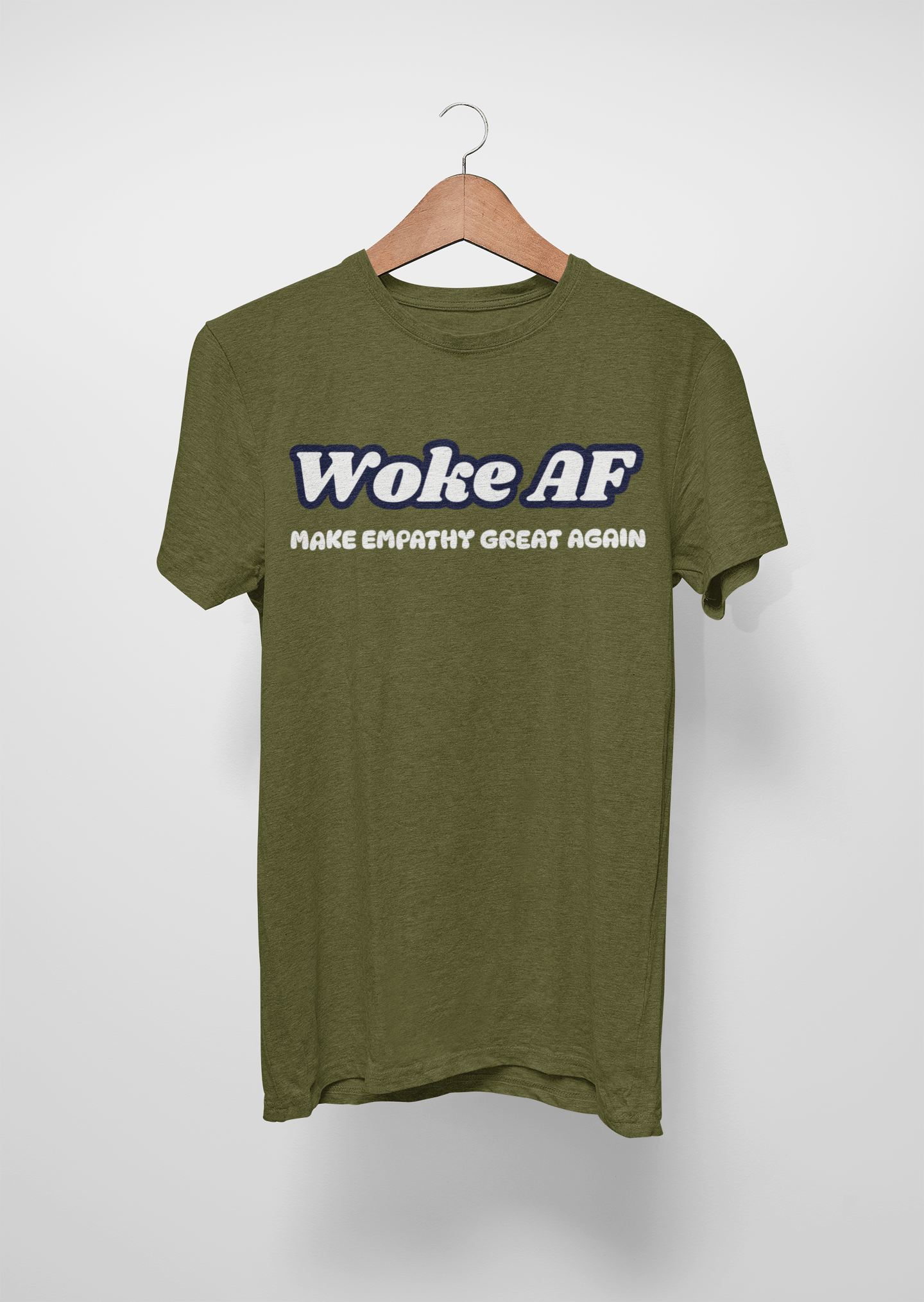 Woke AF Make Empathy Great Again Unisex Cotton Tee Rowantree - Rowantree Clothing
