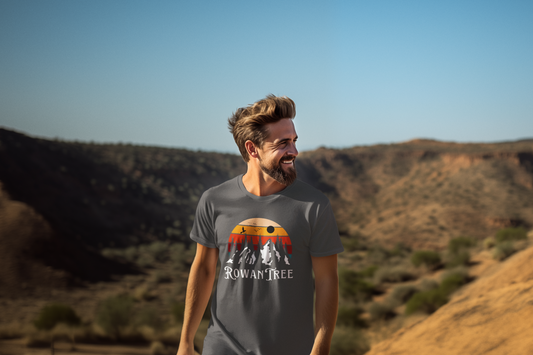 Rowantree Mountains Ring  Spun Cotton T-shirt - Rowantree Clothing 