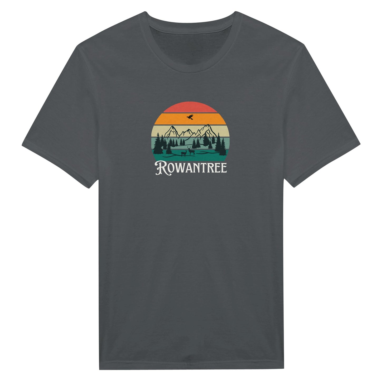 Rowantree Retro Classic Unisex Crewneck T-shirt - Rowantree Clothing and Accessories Inc