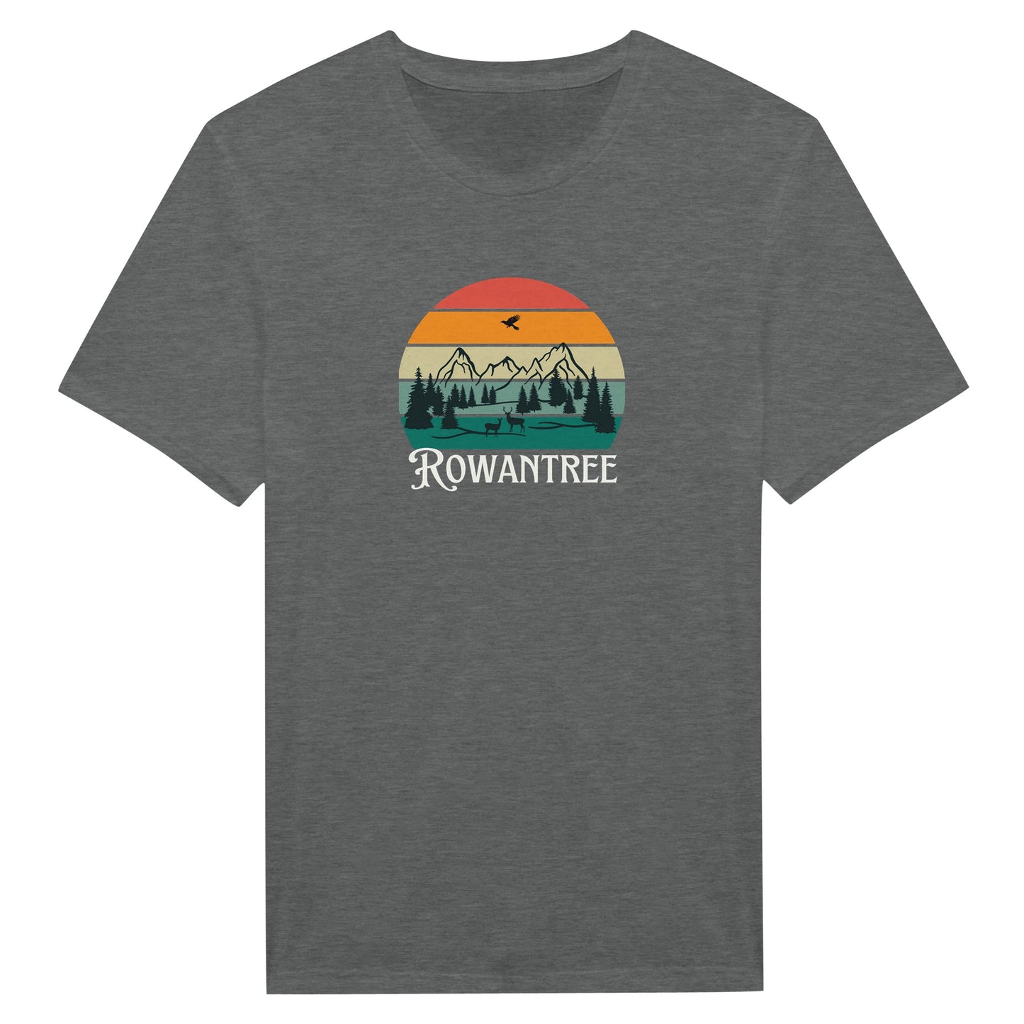 Rowantree Retro Classic Unisex Crewneck T-shirt - Rowantree Clothing and Accessories Inc