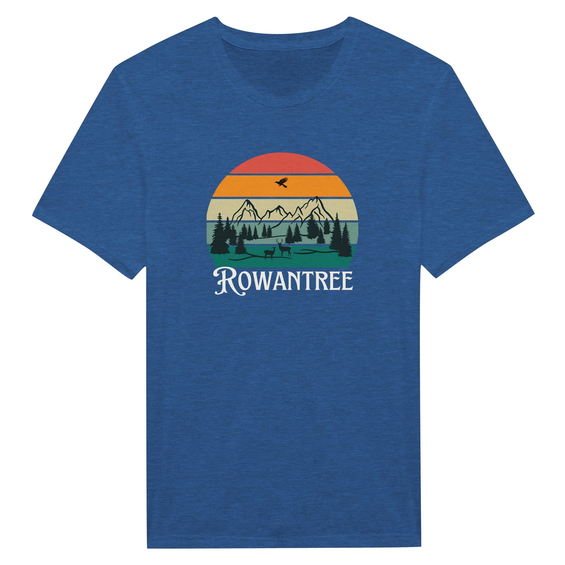 Rowantree Retro Classic Unisex Crewneck T-shirt - Rowantree Clothing and Accessories Inc