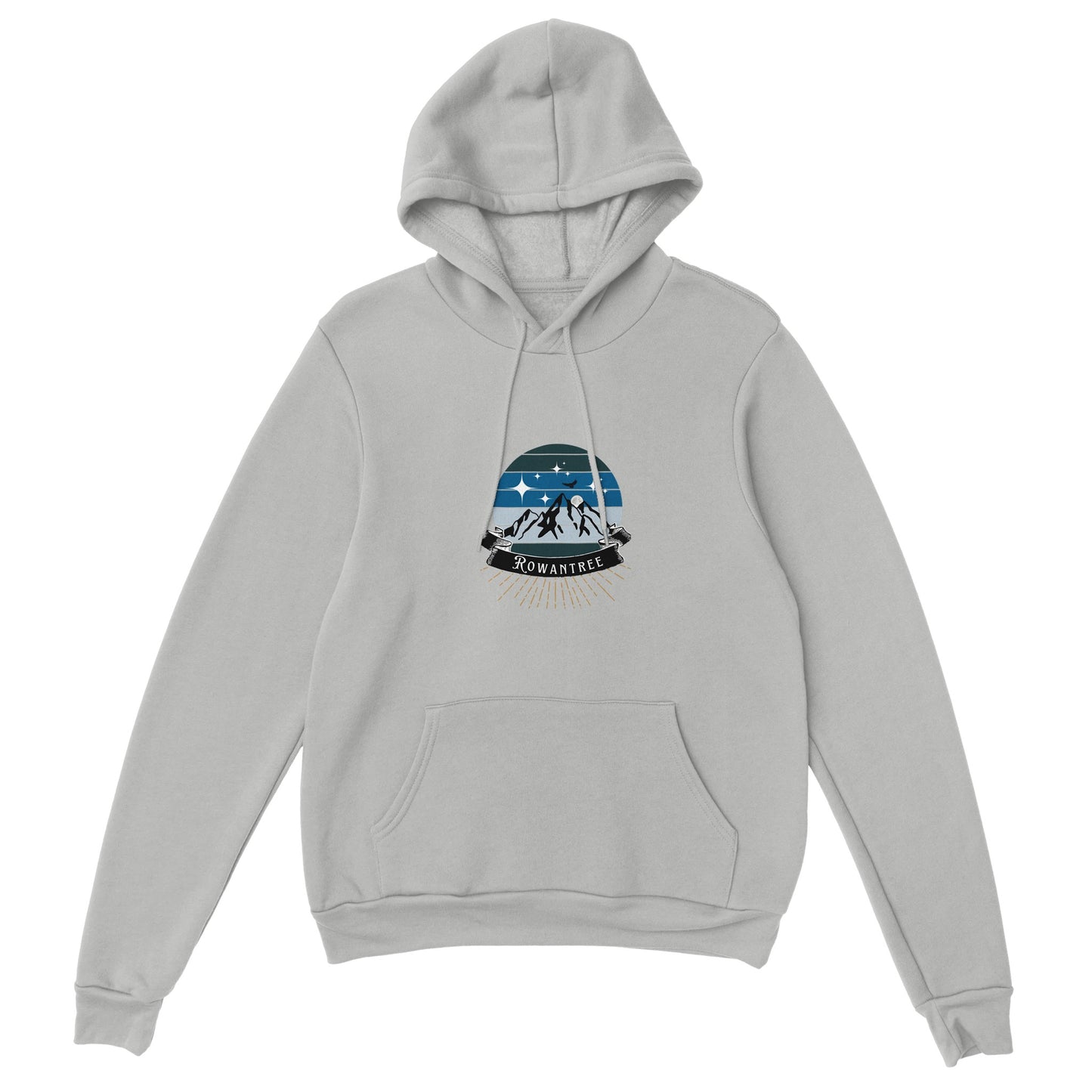 Rowantree Mountains Classic Unisex Pullover Hoodie - Rowantree Clothing and Accessories Inc