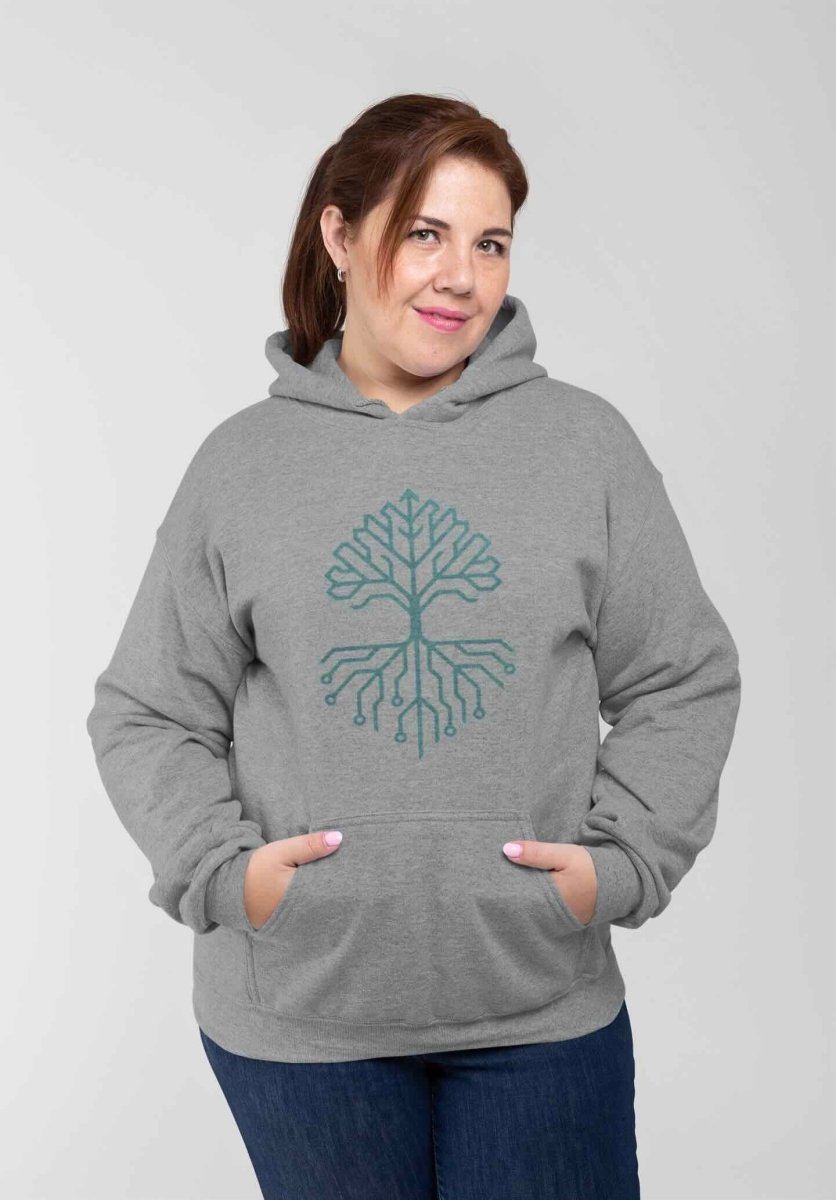 Circuit - Tree Hoodie — From Ohm to Om - RowanTree ClothingCircuit - Tree Hoodie — From Ohm to Om