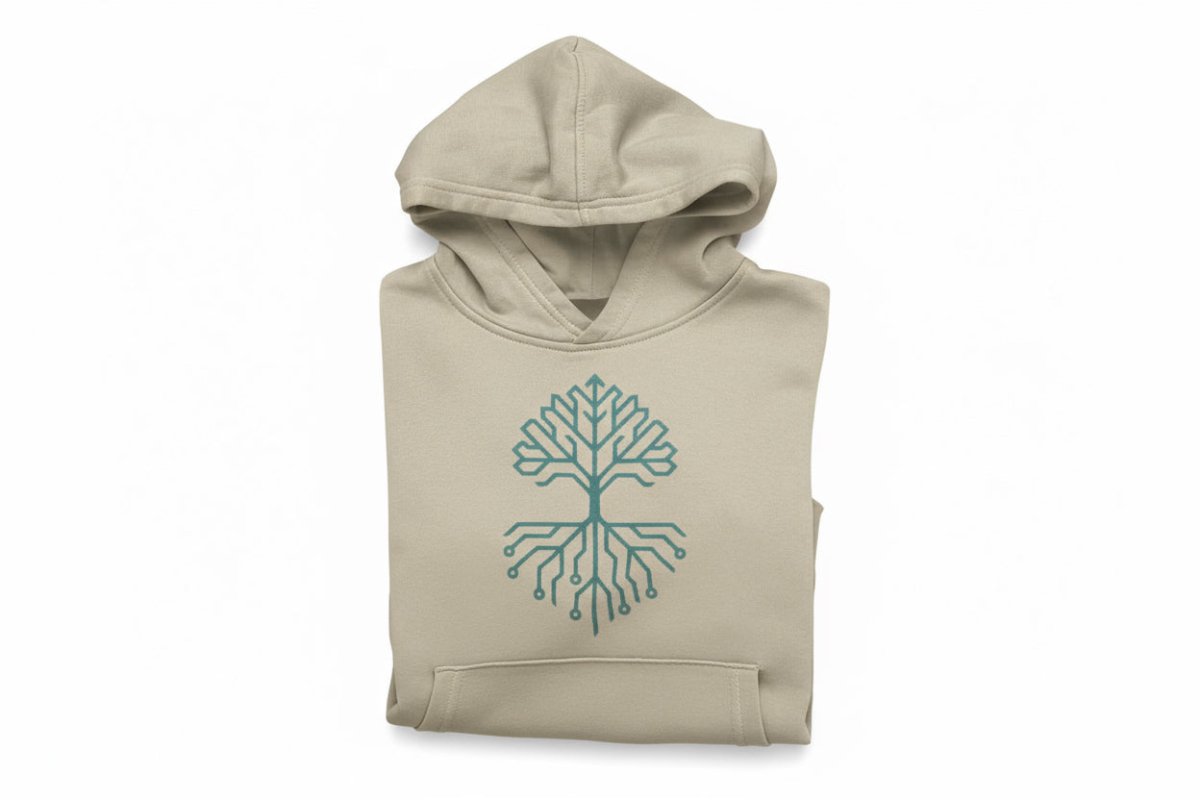 Circuit - Tree Hoodie — From Ohm to Om - RowanTree ClothingCircuit - Tree Hoodie — From Ohm to Om
