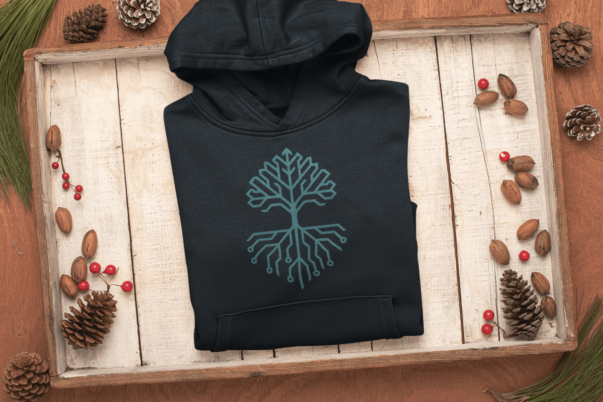 Circuit - Tree Hoodie — From Ohm to Om - RowanTree ClothingCircuit - Tree Hoodie — From Ohm to Om