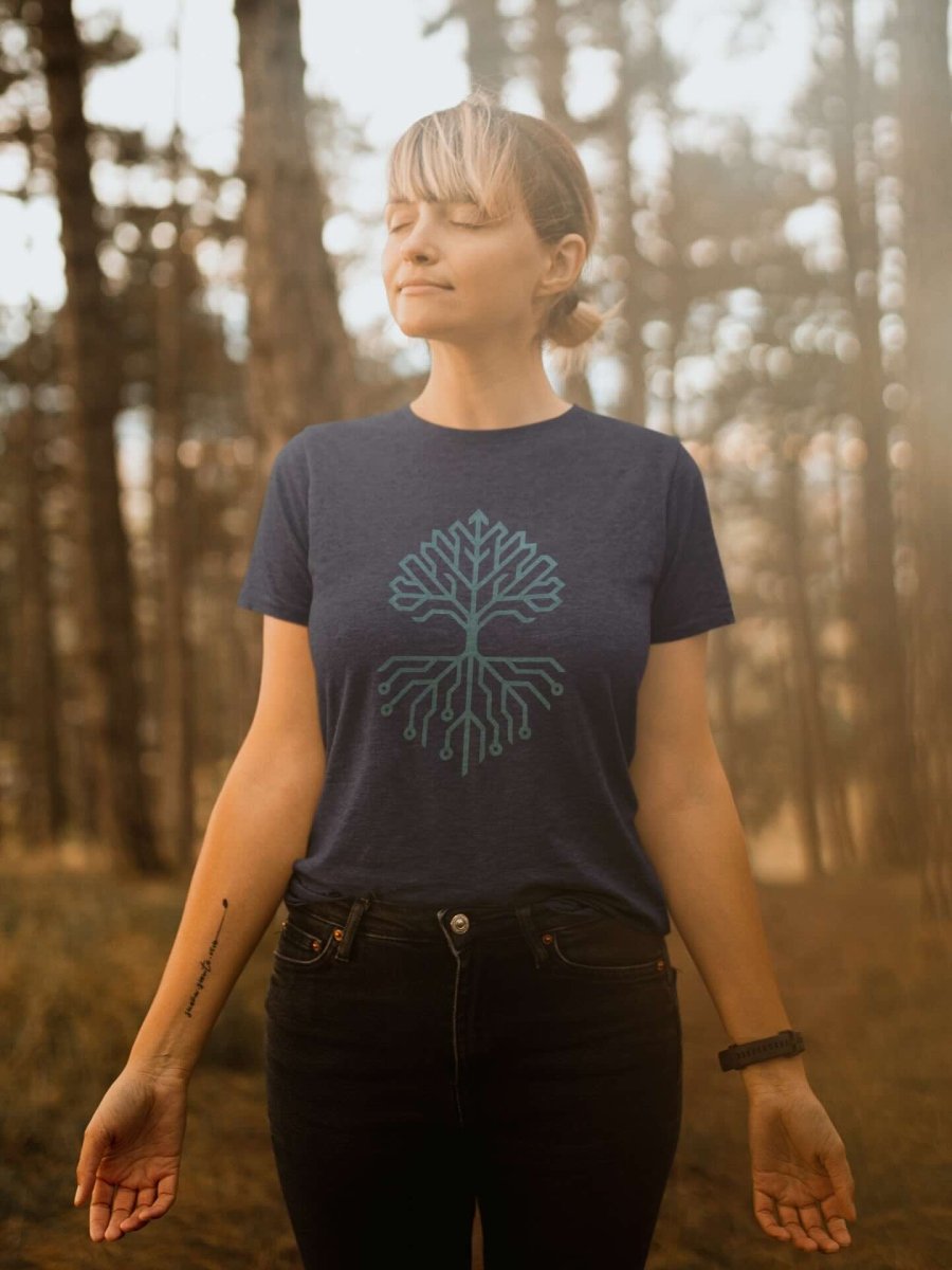 Circuit - Tree T-Shirt — From Ohm to Om - RowanTree ClothingCircuit - Tree T-Shirt — From Ohm to Om