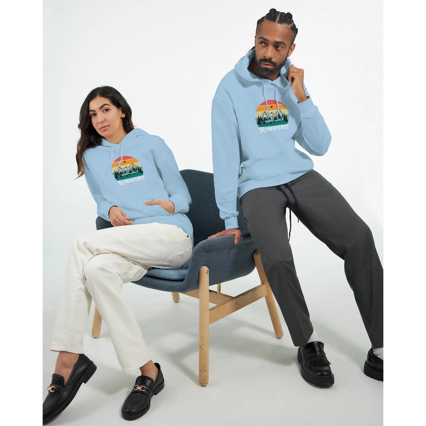 Classic Unisex Pullover Hoodie - Rowantree Clothing and Accessories Inc