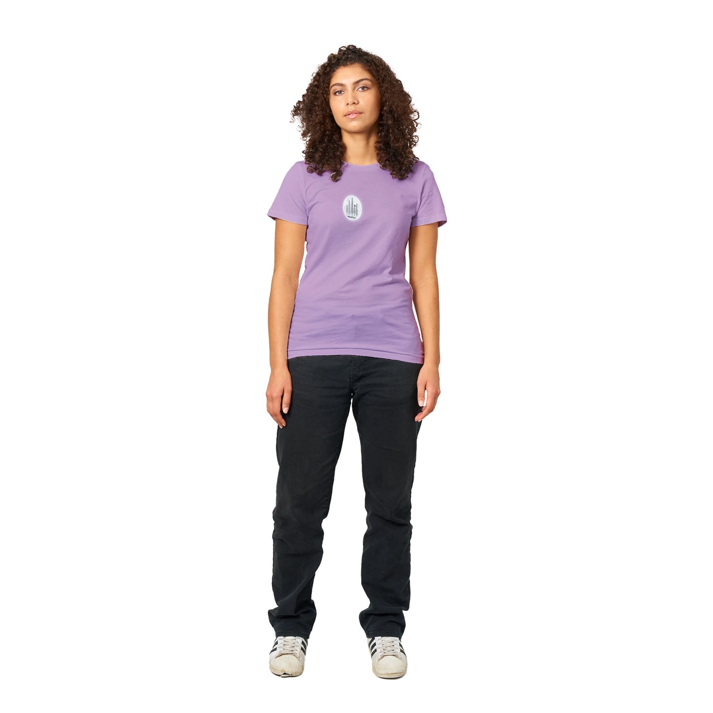 In the moonlight Premium Womens Crewneck T-shirt - Rowantree Clothing and Accessories Inc