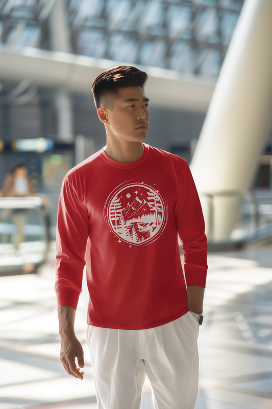 Adventure Awaits Long Sleeve Unisex Tee - Rowantree Clothing 