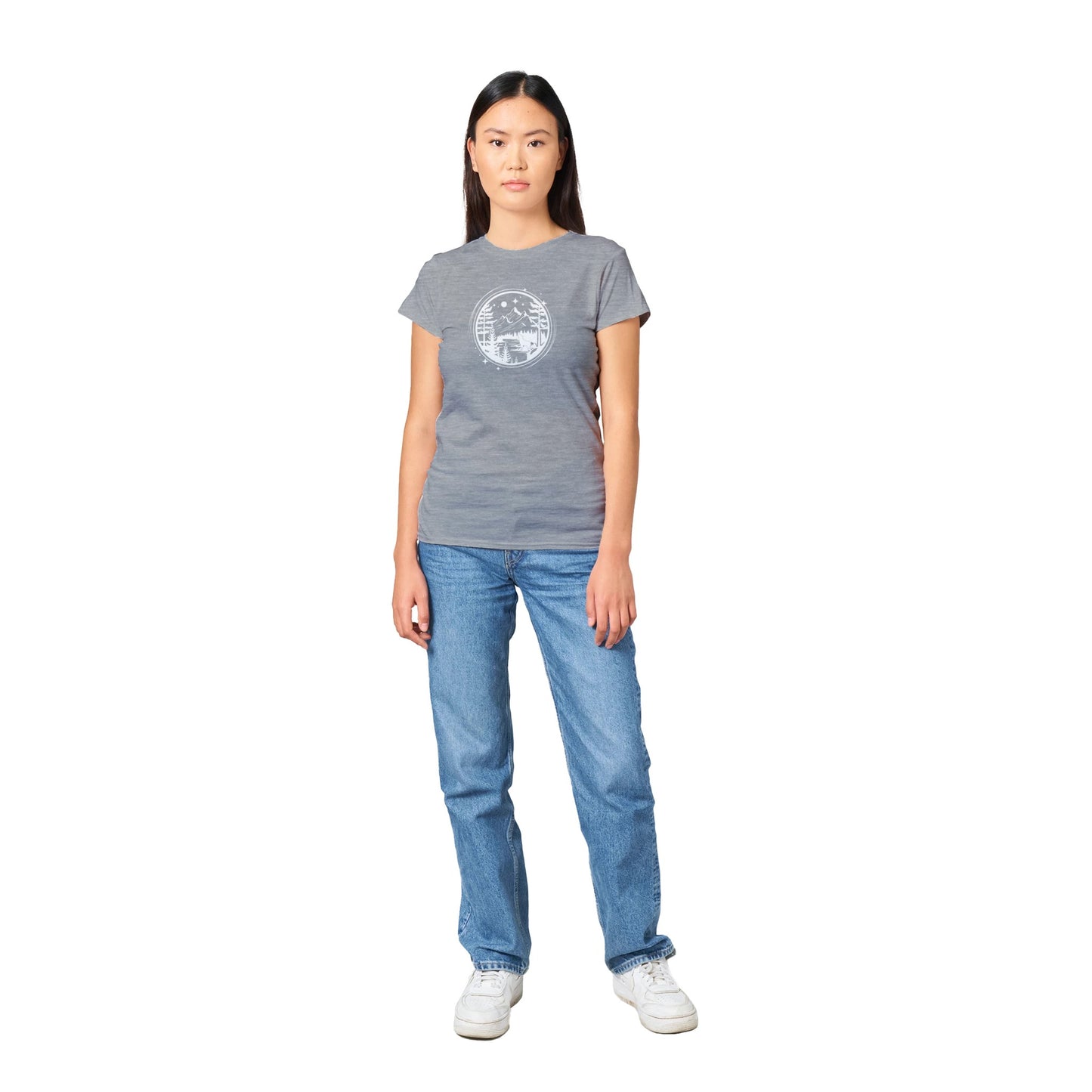 Classic Womens Crewneck T-shirt - Rowantree Clothing and Accessories Inc