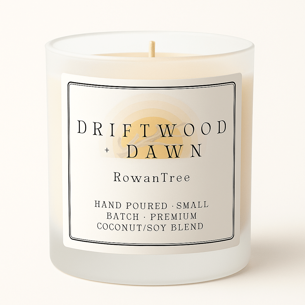 Gather & Glow – Driftwood + Dawn DIY Candle Kit - RowanTree ClothingGather & Glow – Driftwood + Dawn DIY Candle Kit
