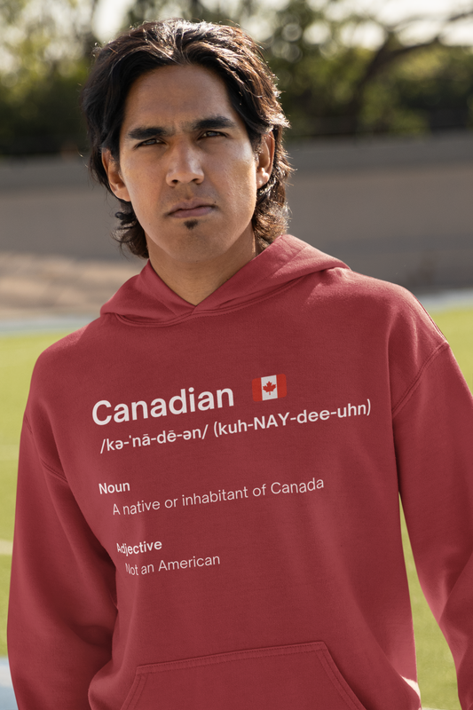 Canadian "Not American"  Classic Unisex Pullover Hoodie