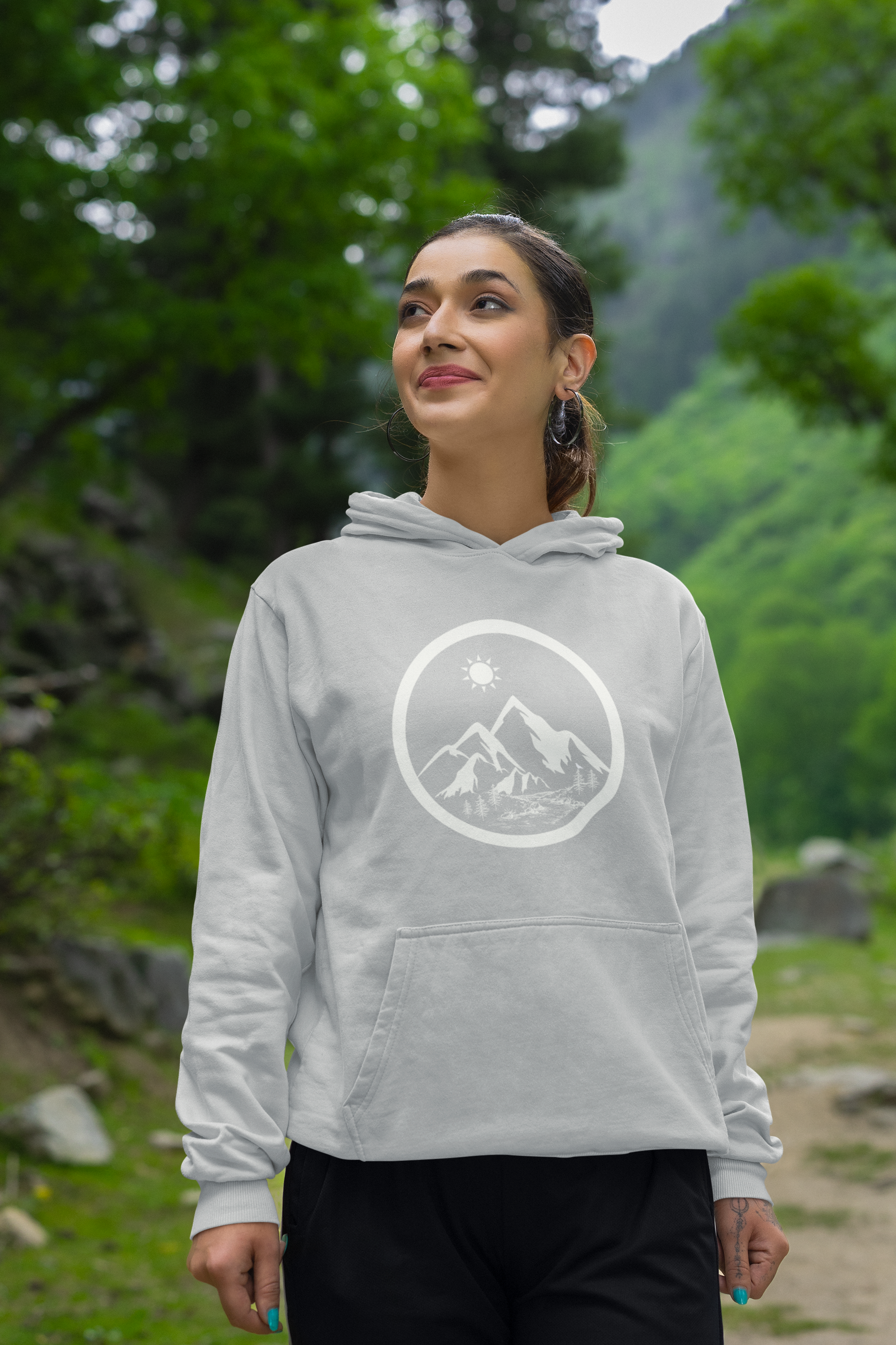 Life in the Mountains Hoodie Unisex Adventure