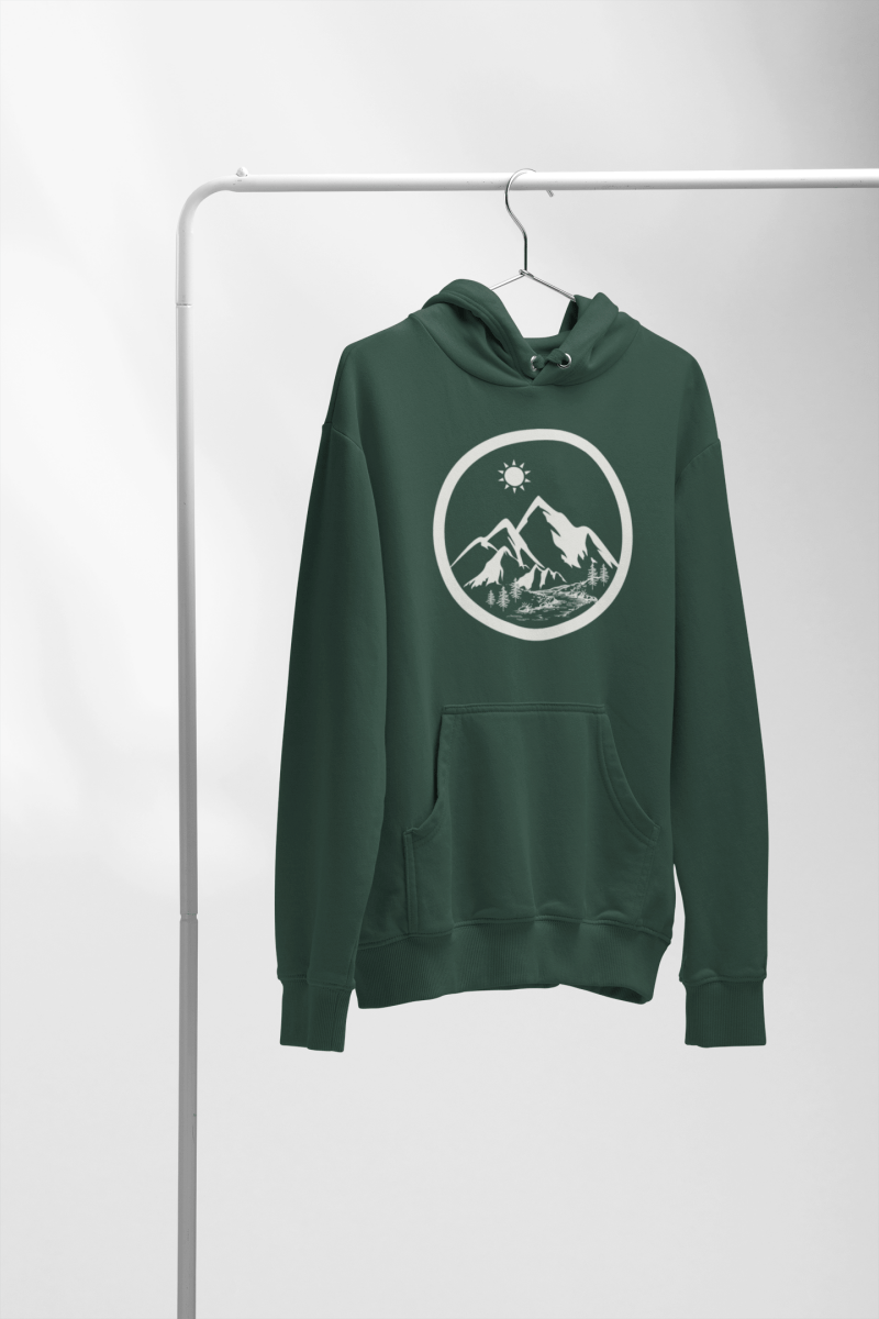 Life in the Mountains Hoodie Unisex Adventure - RowanTree ClothingLife in the Mountains Hoodie Unisex Adventure