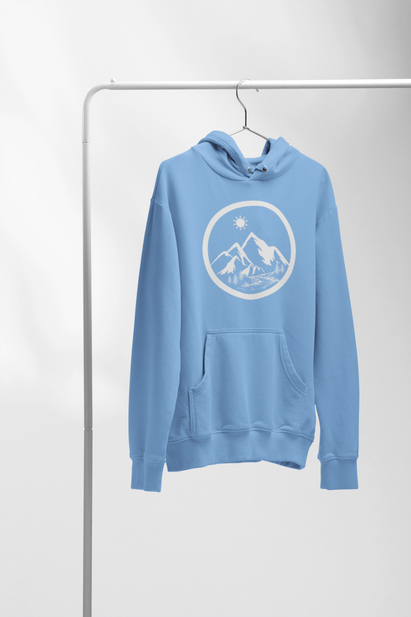 Life in the Mountains Hoodie Unisex Adventure - RowanTree ClothingLife in the Mountains Hoodie Unisex Adventure