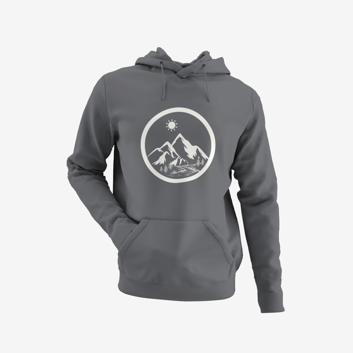 Life in the Mountains Hoodie Unisex Adventure - RowanTree ClothingLife in the Mountains Hoodie Unisex Adventure