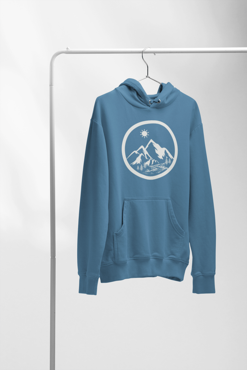 Life in the Mountains Hoodie Unisex Adventure - RowanTree ClothingLife in the Mountains Hoodie Unisex Adventure