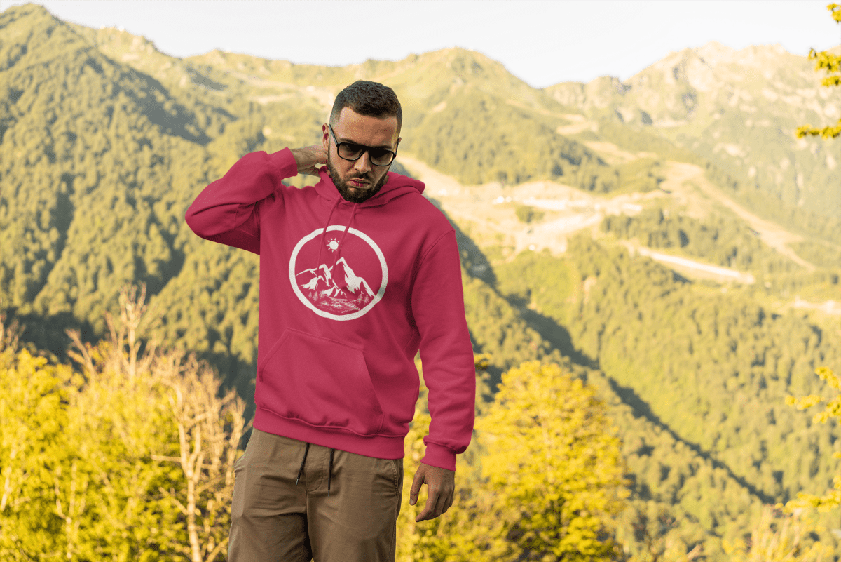 Life in the Mountains Hoodie Unisex Adventure - RowanTree ClothingLife in the Mountains Hoodie Unisex Adventure