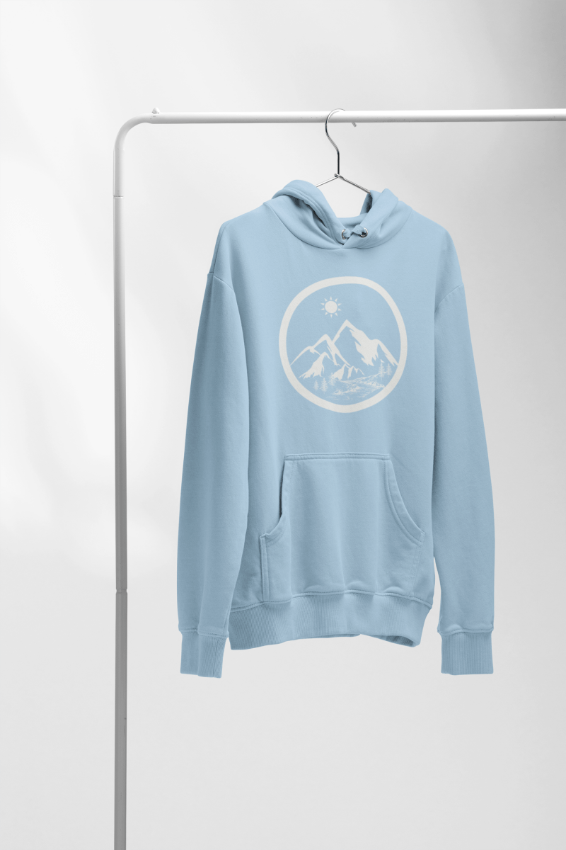 Life in the Mountains Hoodie Unisex Adventure - RowanTree ClothingLife in the Mountains Hoodie Unisex Adventure