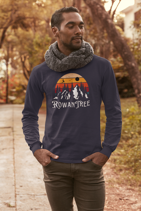 Rowantree Mountains Classic Unisex Longsleeve T - Rowantree Clothing 
