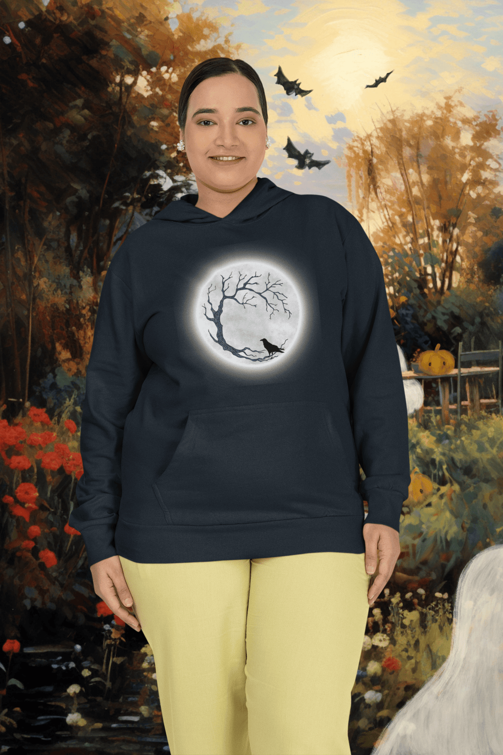 Midnight Crow Hoodie - RowanTree Clothing