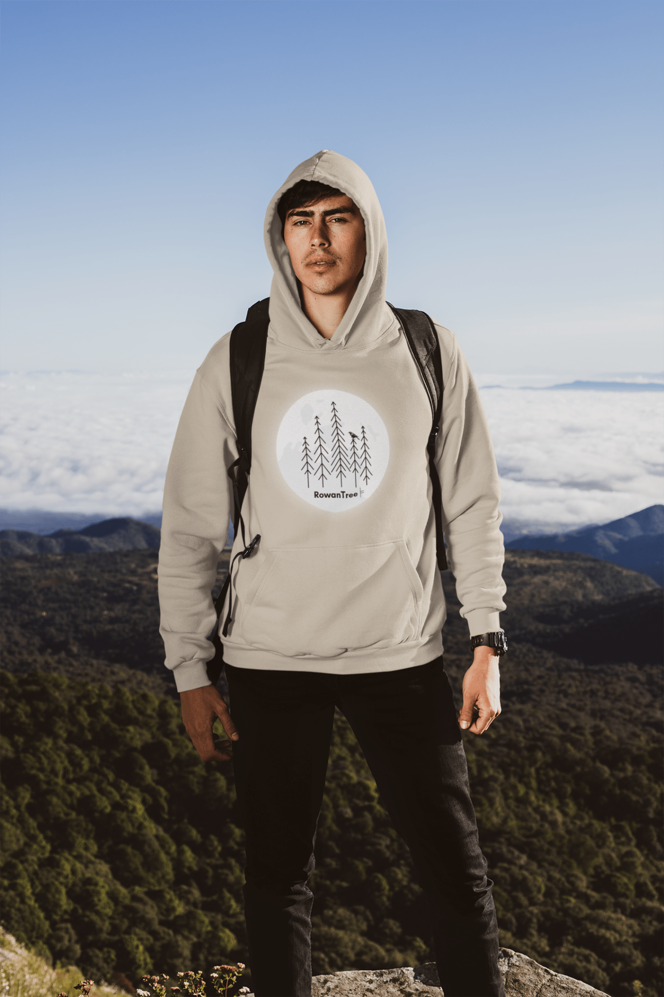 Moonlit Grove Unisex Hoodie - RowanTree Clothing