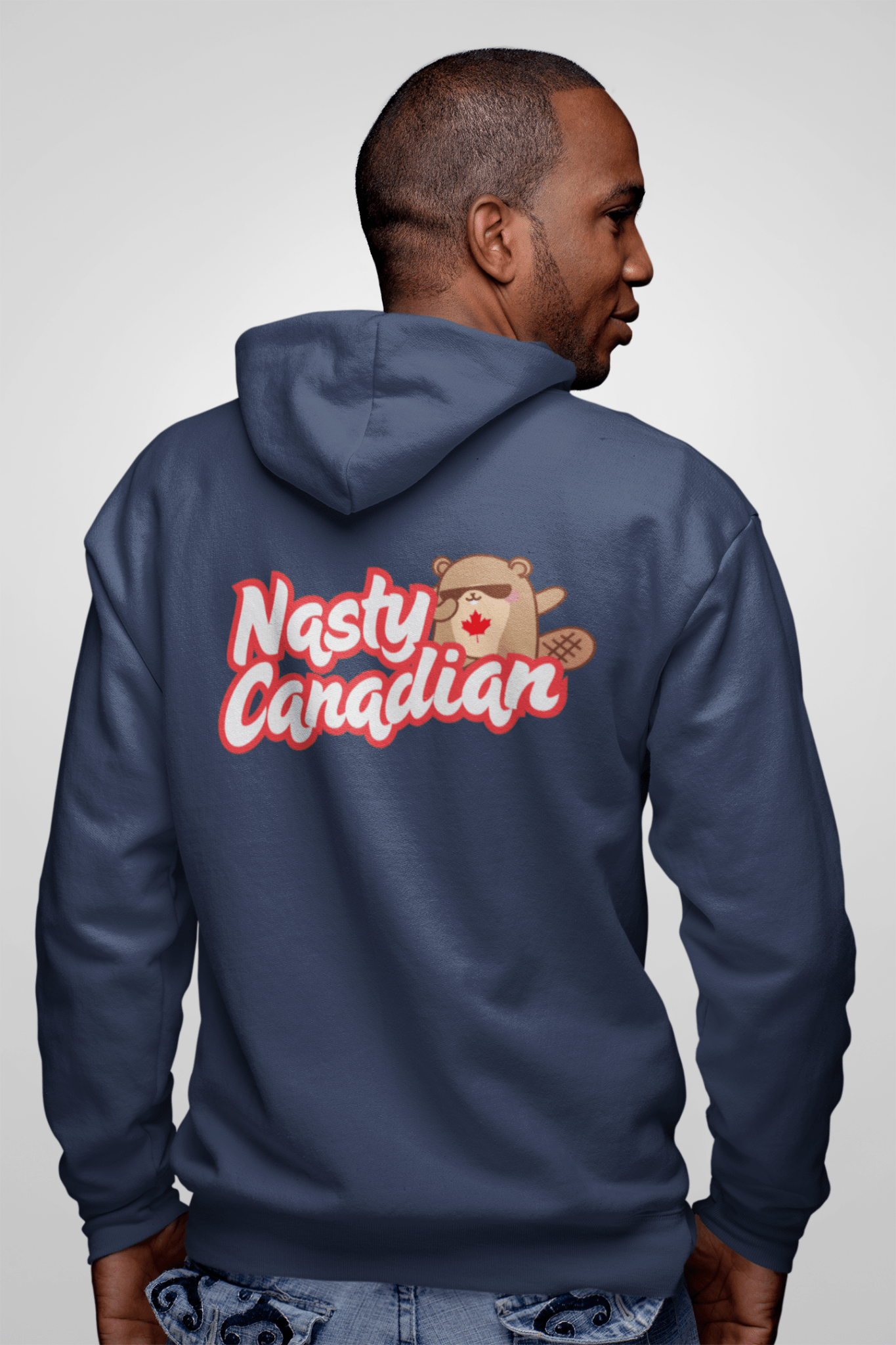 Nasty Canadian Zip Hoodie - Elbows Up - Rowantree Clothing