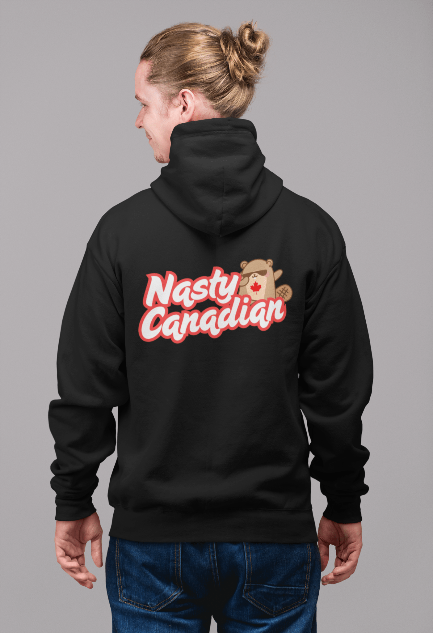 Nasty Canadian Zip Hoodie - Elbows Up - Rowantree Clothing