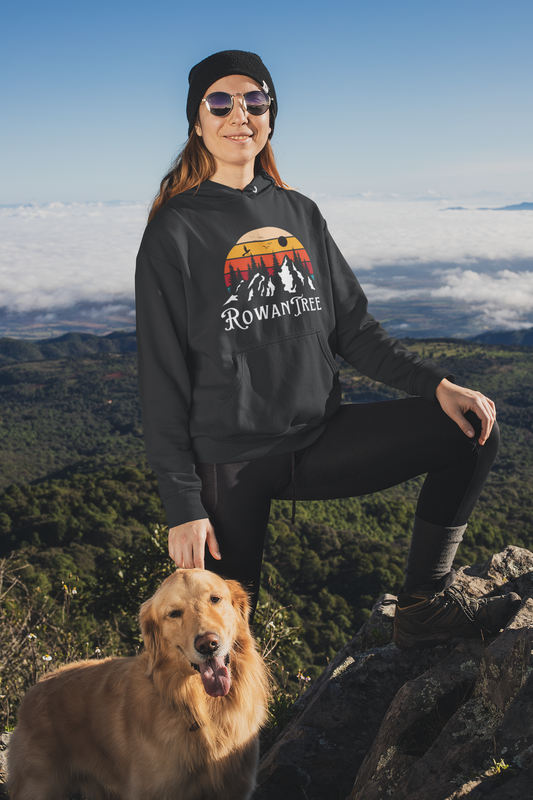 Rowantree Mountains Unisex Hoodie - Rowantree Clothing 