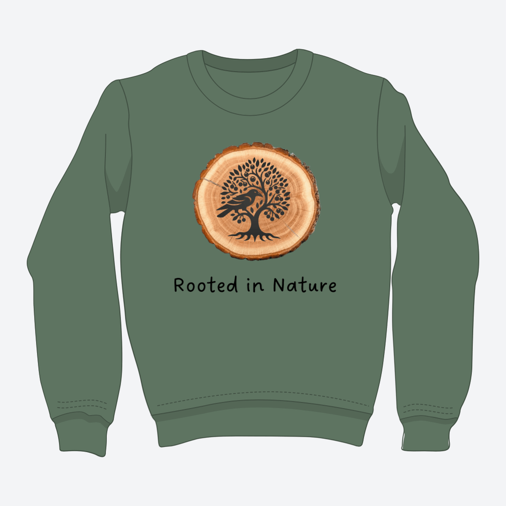Rooted in Nature Unisex Sweatshirt - RowanTree ClothingRooted in Nature Unisex Sweatshirt