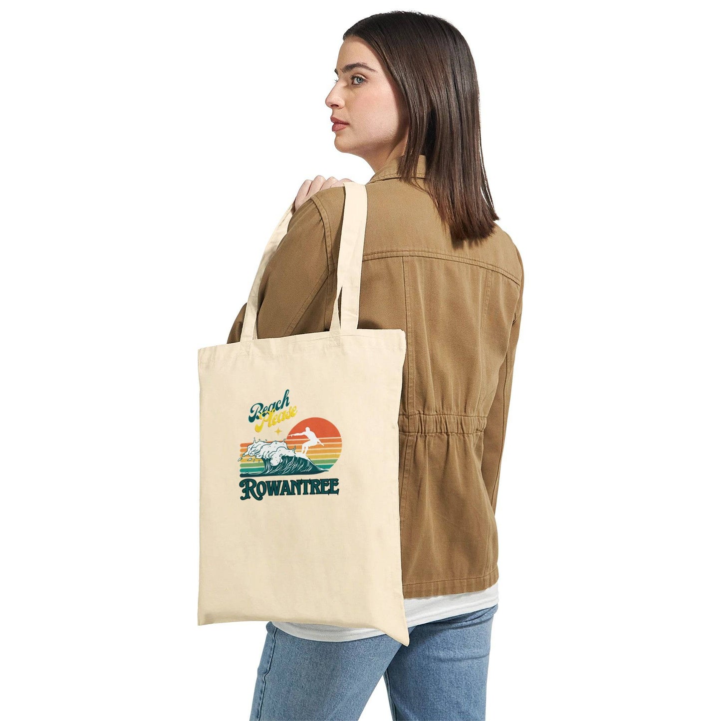 Beach PleaseClassic Tote Bag - Rowantree Clothing and Accessories Inc