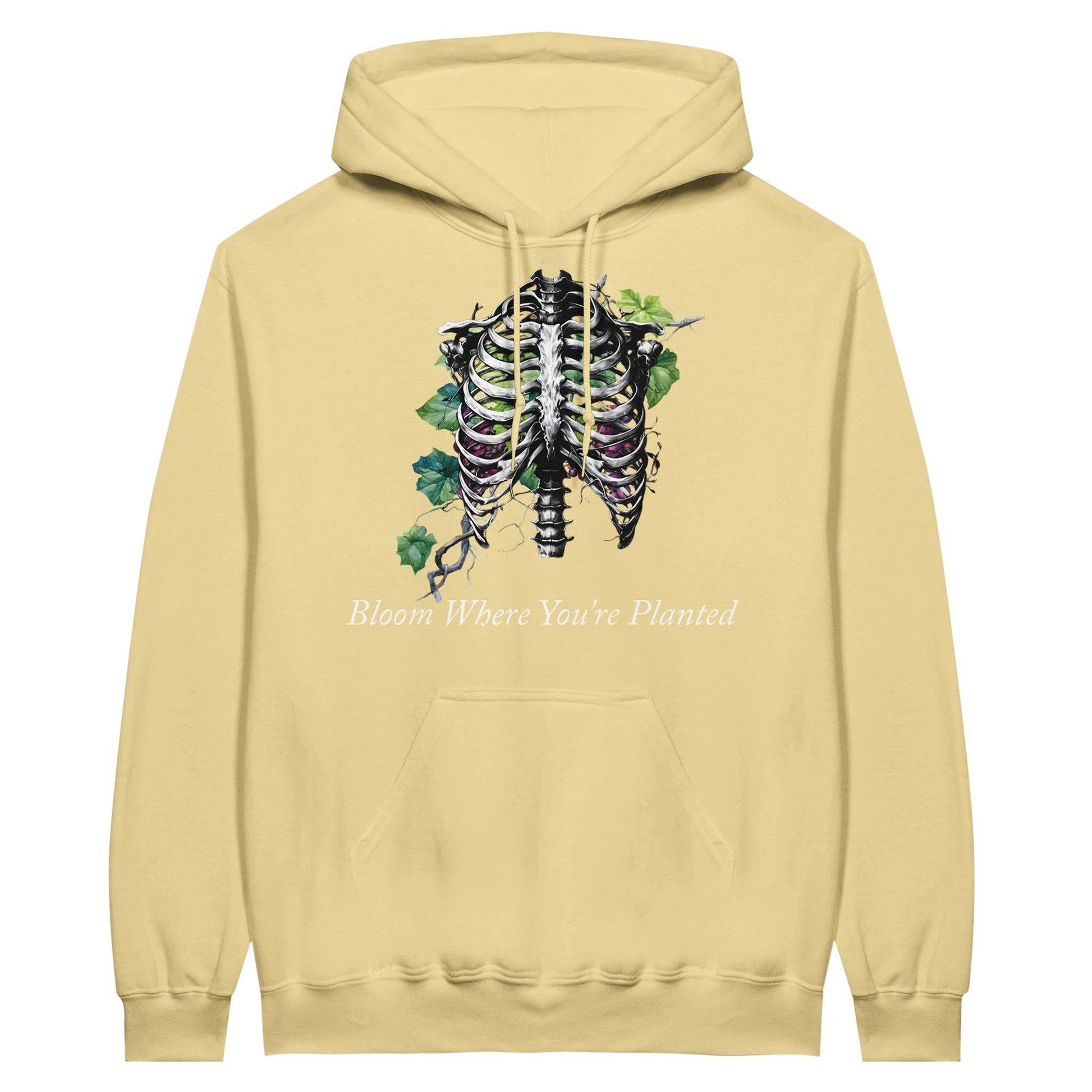 Bloom Where You're Planted Midweight Fleece Adult Hoodie | Gildan SF500 - Rowantree Clothing and Accessories Inc