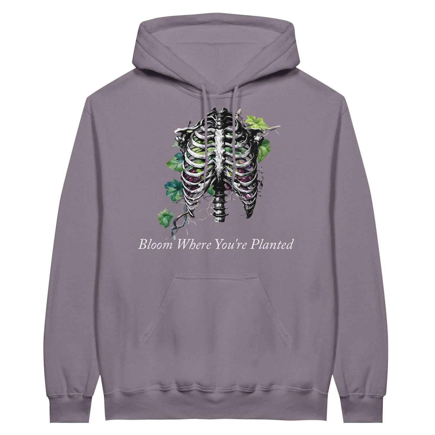 Bloom Where You're Planted Midweight Fleece Adult Hoodie | Gildan SF500 - Rowantree Clothing and Accessories Inc