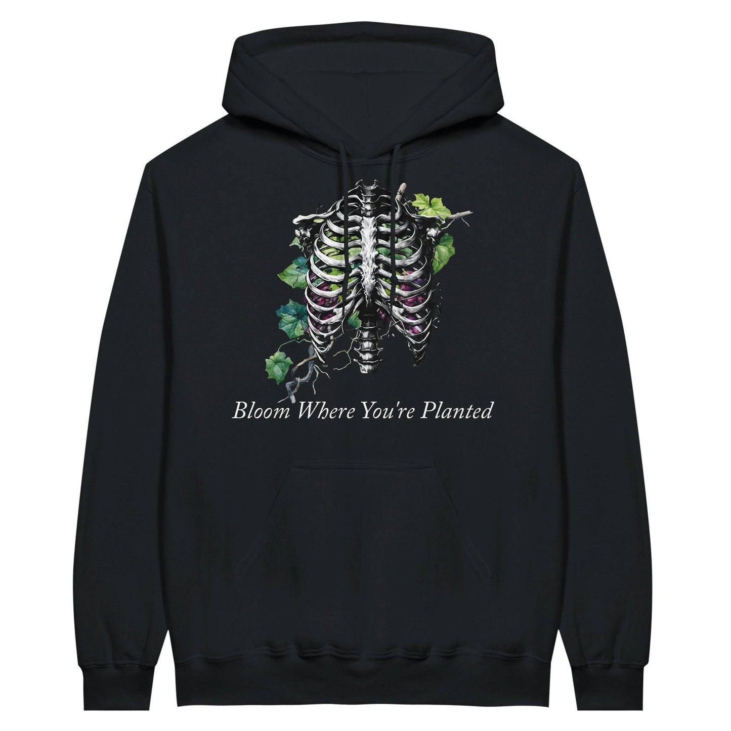 Bloom Where You're Planted Midweight Fleece Adult Hoodie | Gildan SF500 - Rowantree Clothing and Accessories Inc