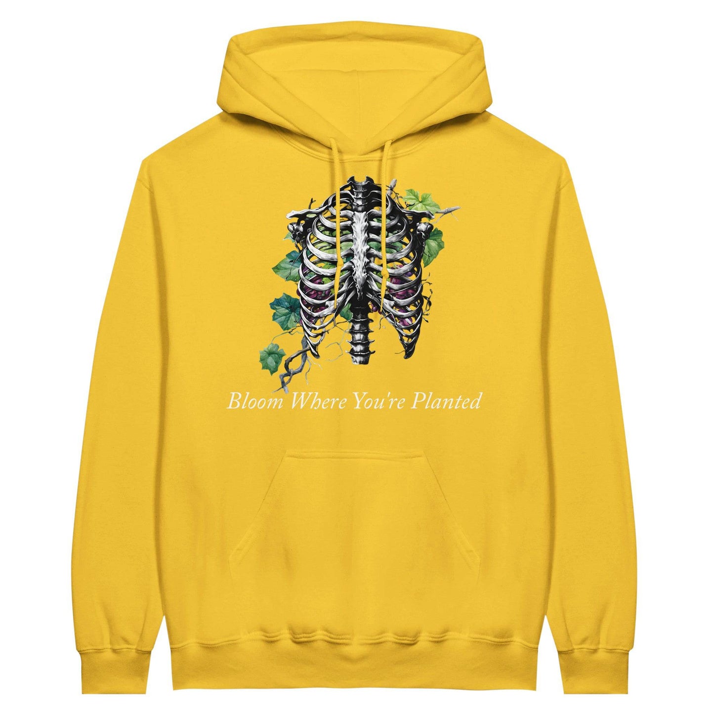 Bloom Where You're Planted Midweight Fleece Adult Hoodie | Gildan SF500 - Rowantree Clothing and Accessories Inc