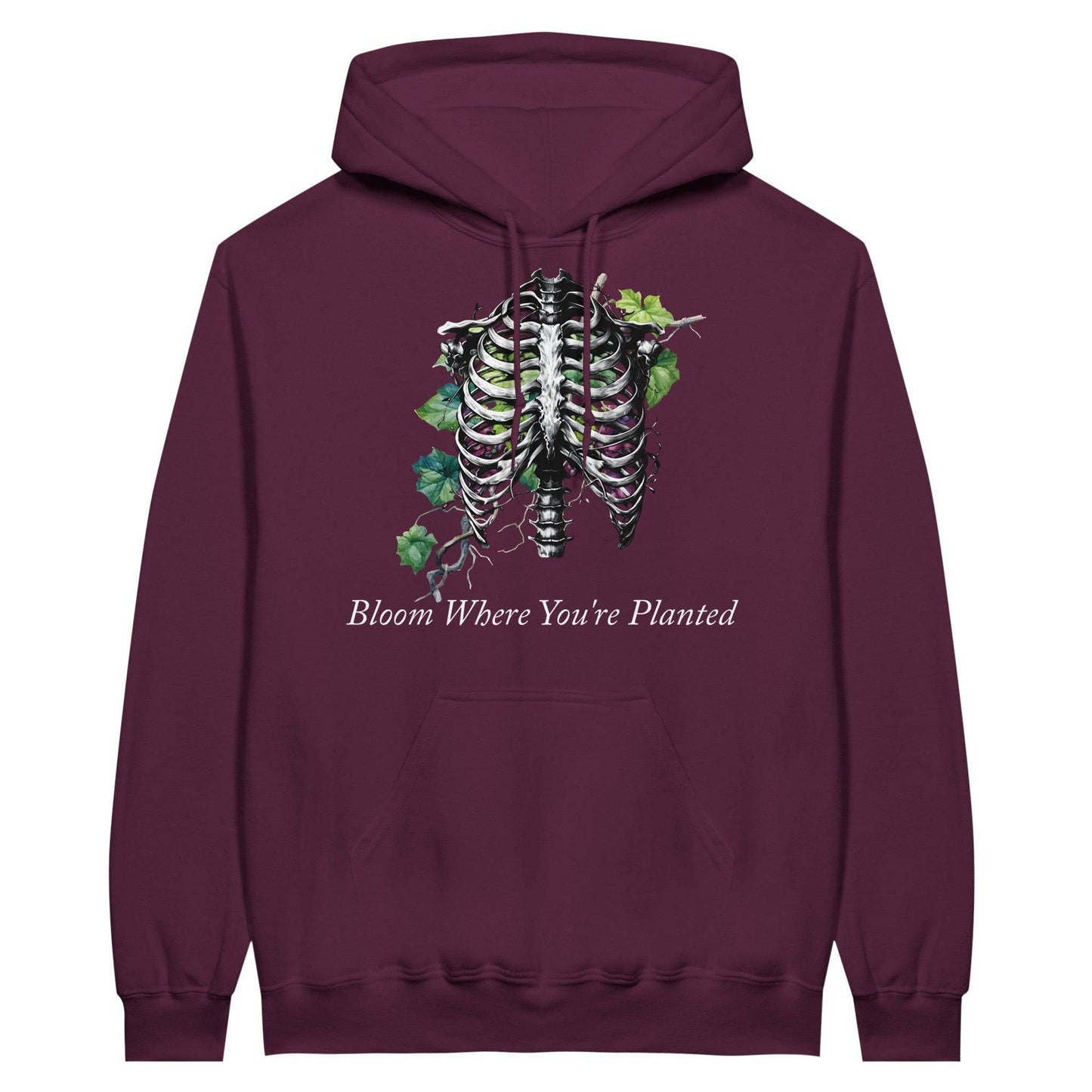 Bloom Where You're Planted Midweight Fleece Adult Hoodie | Gildan SF500 - Rowantree Clothing and Accessories Inc