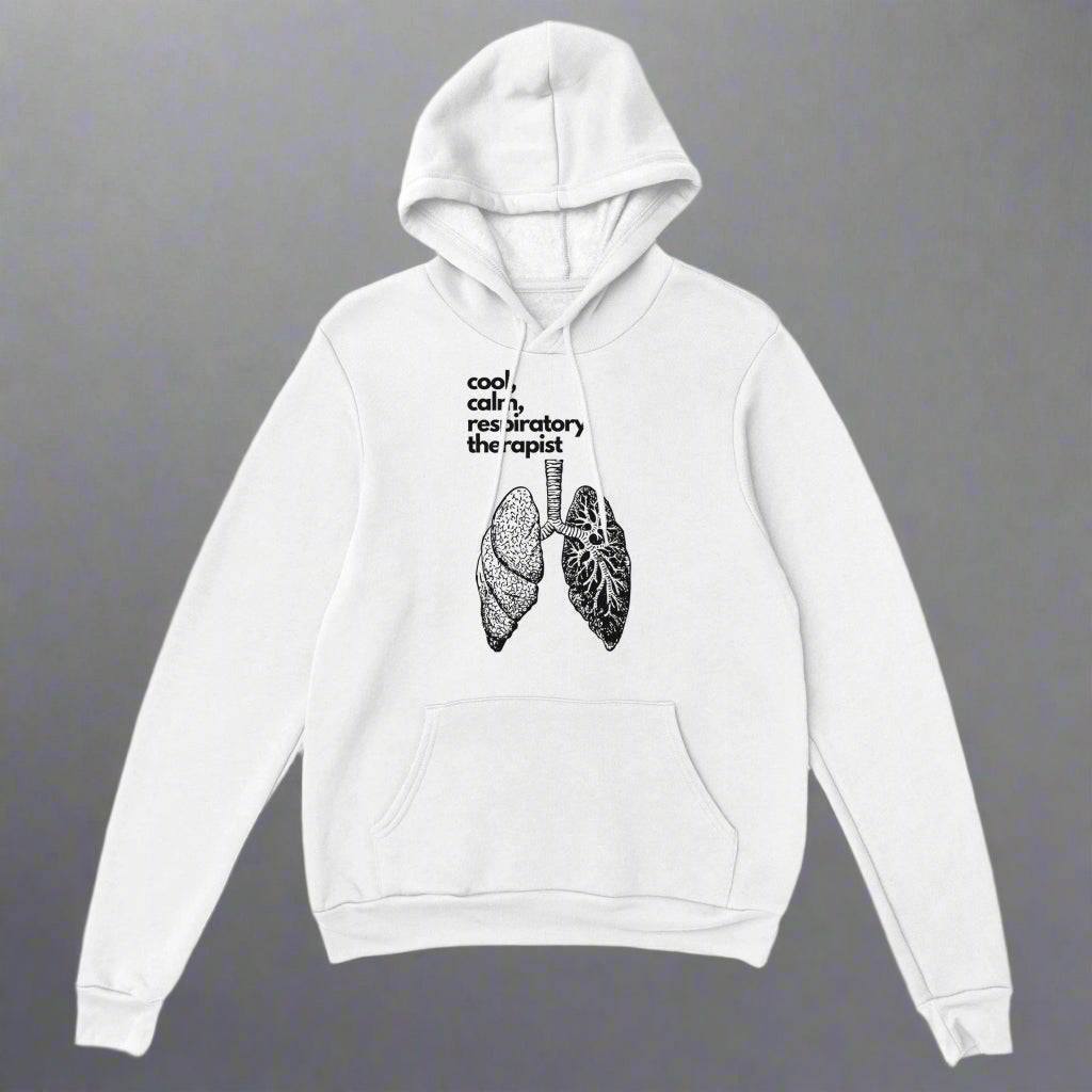 Calm, cool, respiratory therapist Classic Unisex Pullover Hoodie | - Rowantree Clothing and Accessories Inc